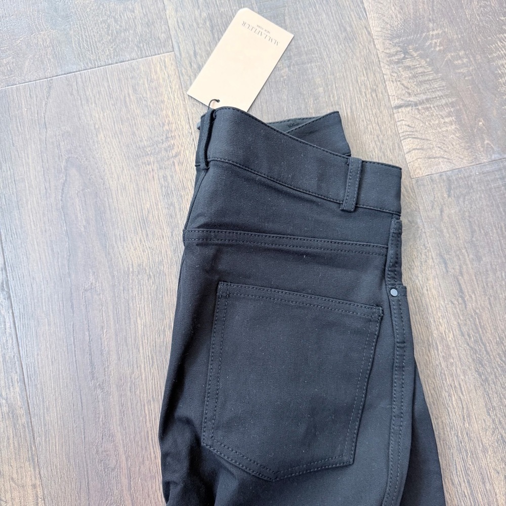 NWT M.M. Lafleur Archie 1.0 Eco Better Than Denim | Black | Size: 4 - Picture 7 of 7